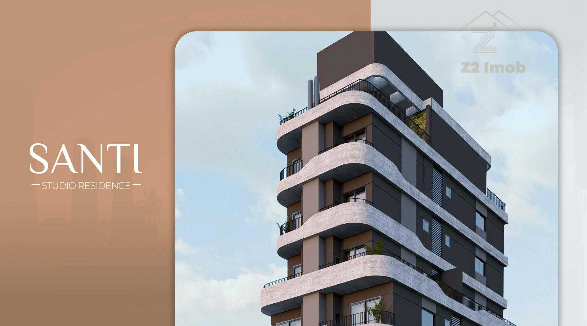 Studio com Sacada no SANTI Mercês  35,95 m  Privativos com Sac...